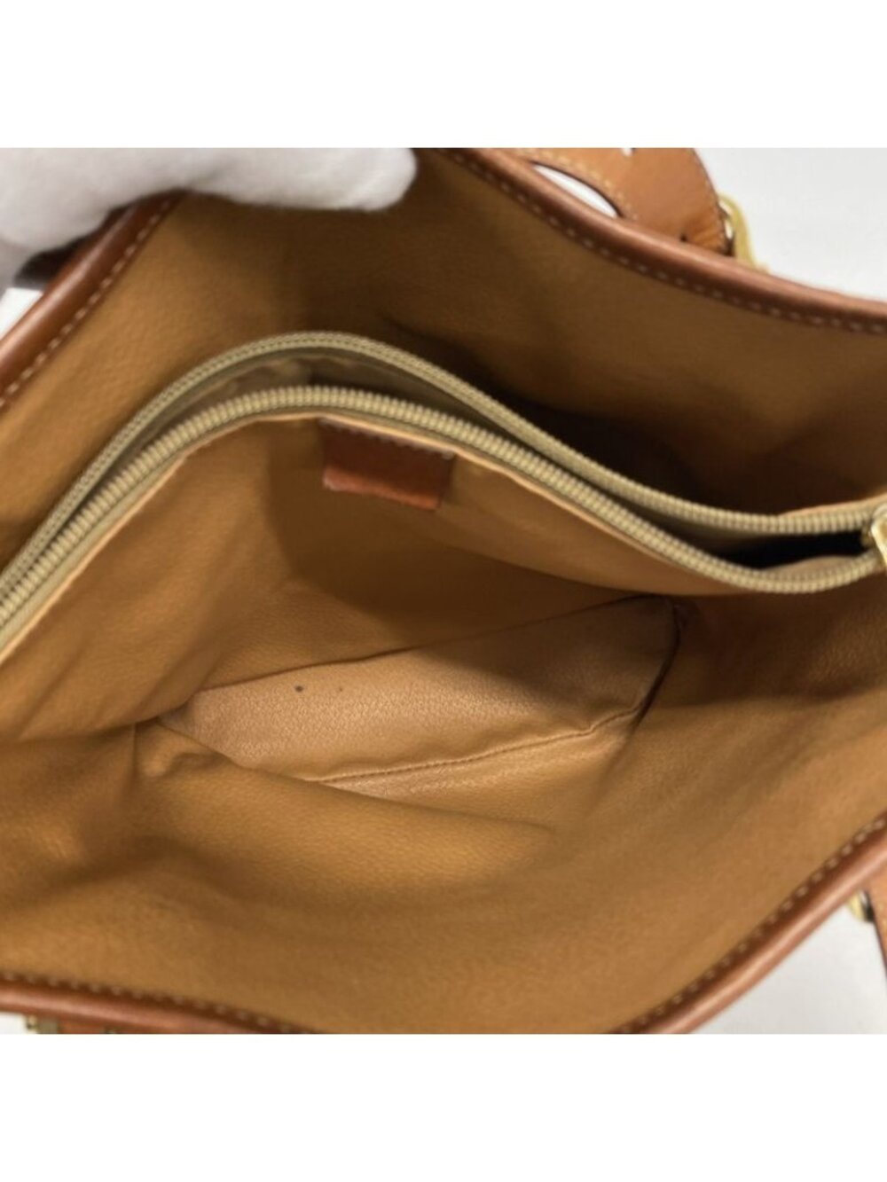 ★SOLD★ Celine Tote Macadam Brown Gold - Picture 4 of 10